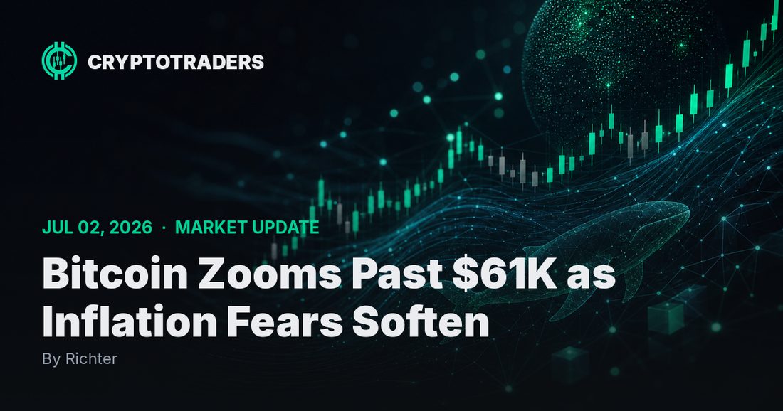 Bitcoin Zooms Past $61K as Inflation Fears Soften: Crypto Market Update, 2 July 2026